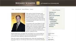 Desktop Screenshot of bernardschaefer.com